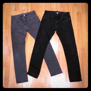Lot Mens Banana Republic traveler jeans slim 30x32